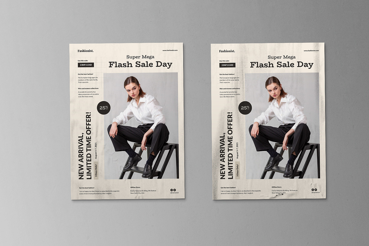 Fashion Poster Template, a Poster Template by Neermana (Photo 3 of 4)
