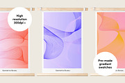 Waves of Motion, a Pattern Graphic by Geometrica Bureau (Thumbnail 6 of 8)