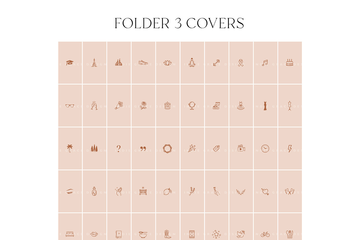 Terra Cotta Instagram Story Covers, a Social Media Template by Indie Grace Design (Photo 5 of 8)
