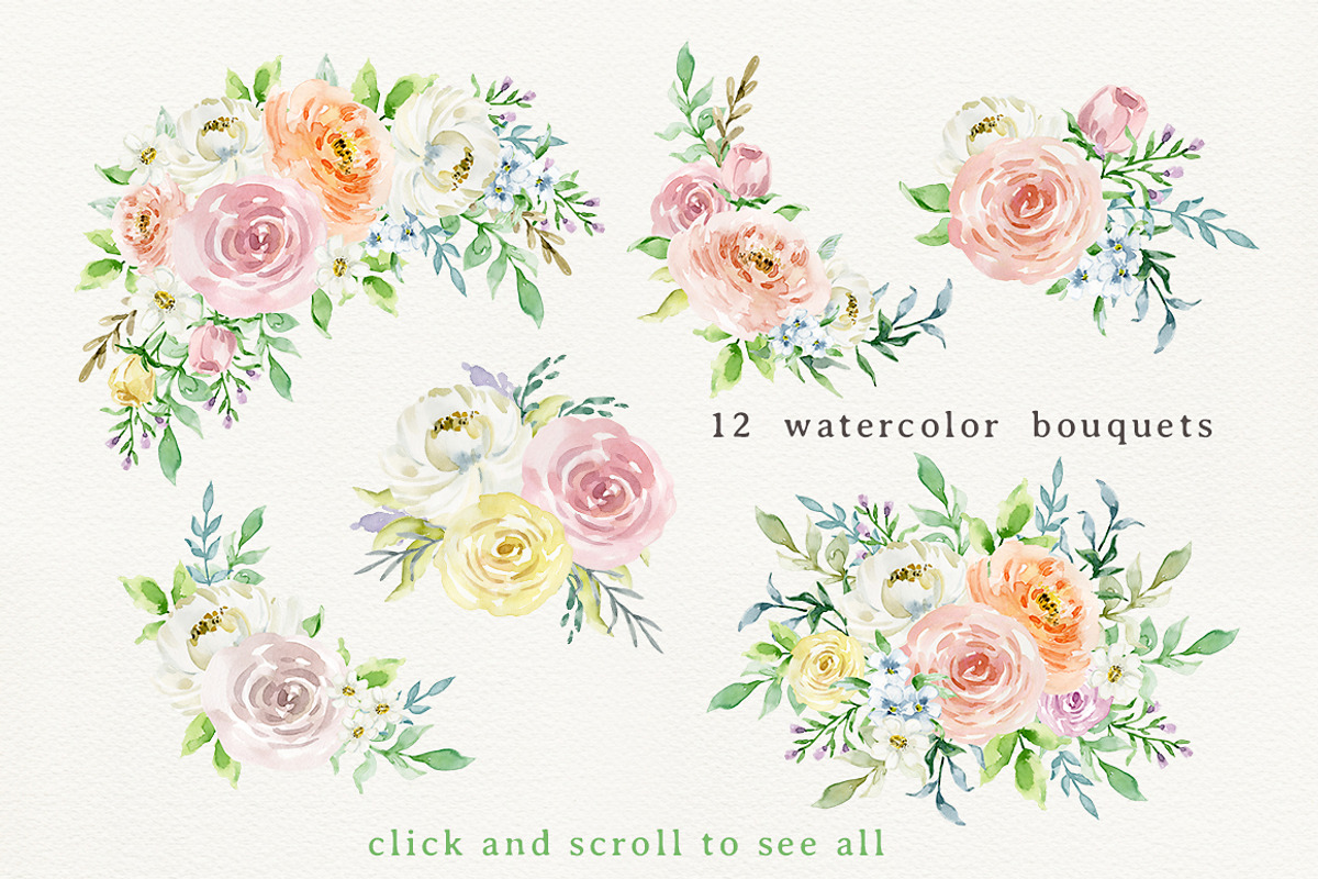 Pastel flowers, an Illustration by long summer (Photo 3 of 11)