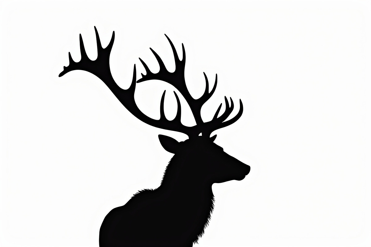 Deer Silhouette Bundle, an Illustration by Designer_Momina (Photo 4 of 7)