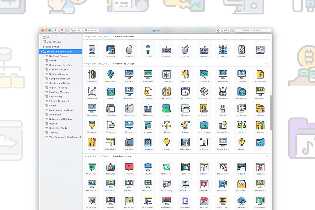 750 Simple Line Icon x2, an Outline Icon by Just Icon (Photo 5 of 8)