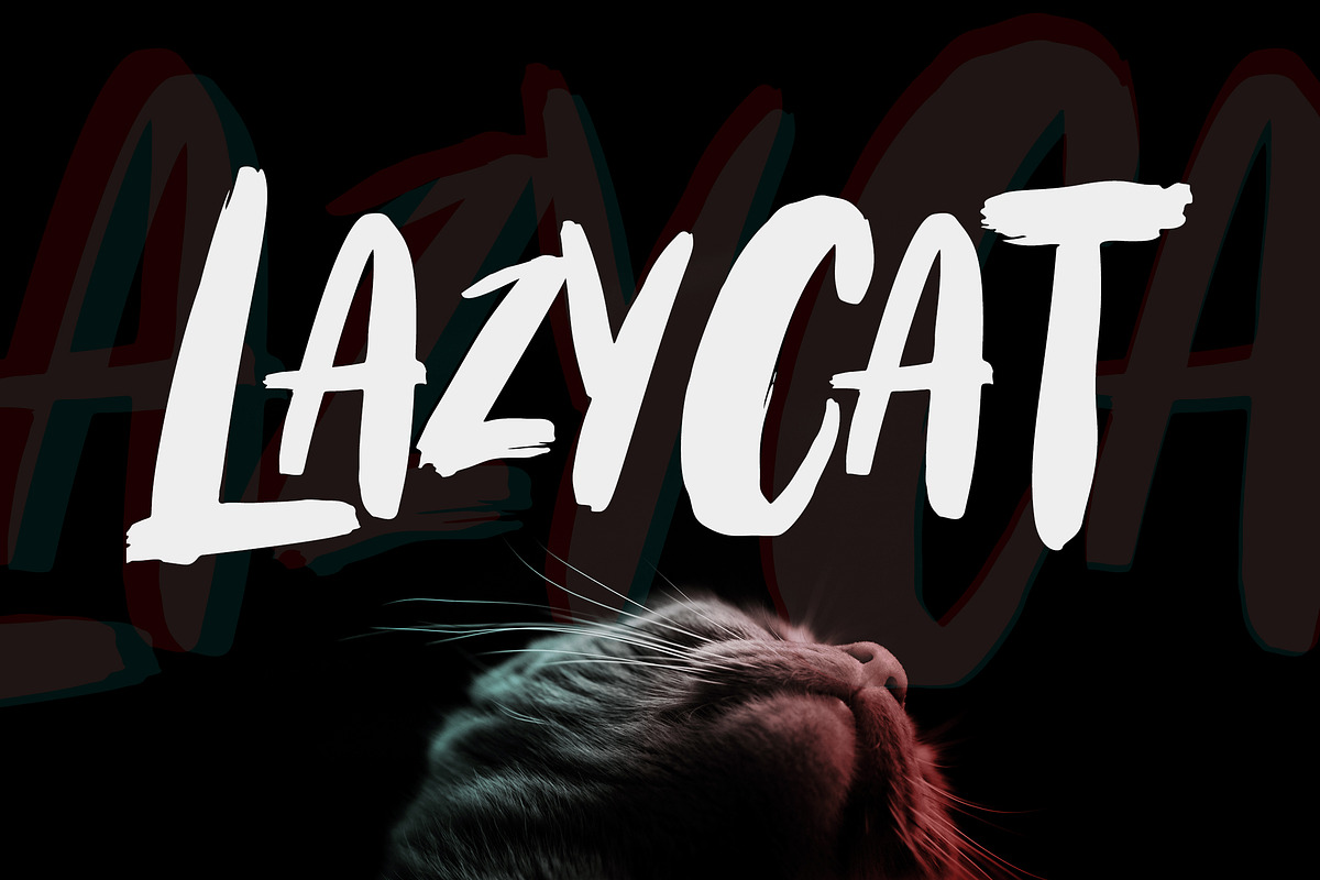 Black Torch - Dry Brush Font preview 8