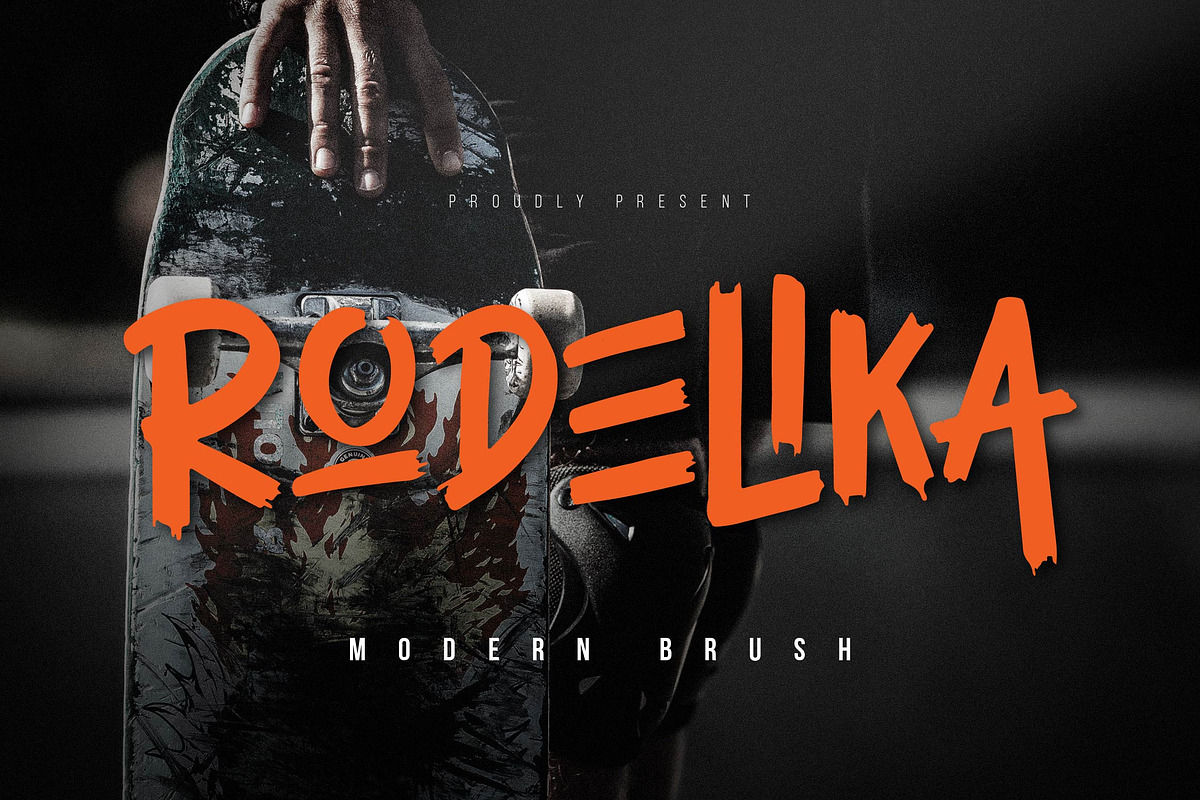Rodelika | Modern Brush, a Script Font by Denustudios (Photo 1 of 14)