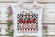 Coquette Baseball Mama Sublimation, a Work Illustration by CraftArtStudio (Thumbnail 2 of 5)