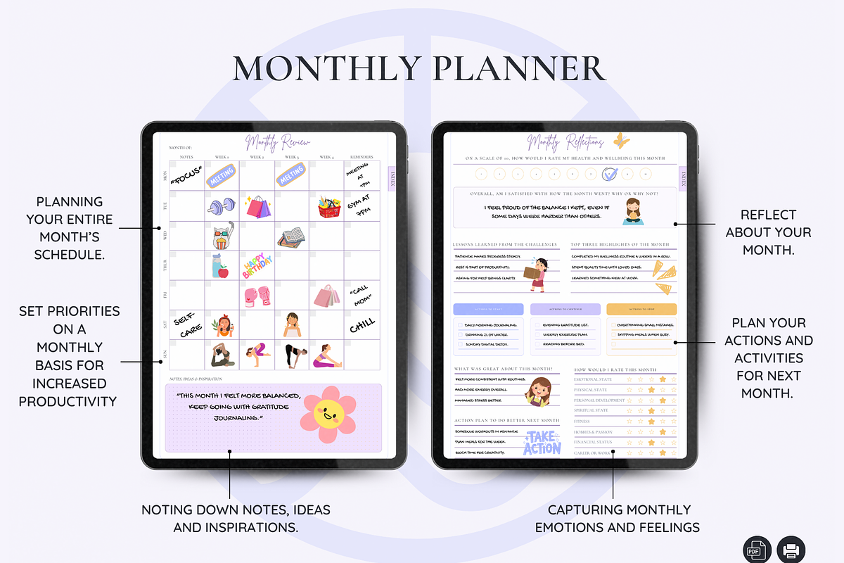 Digital Girl Boss Planner preview 4