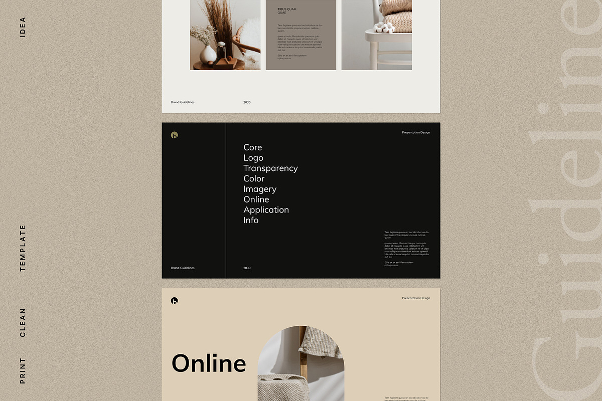 Brand Guidelines Template, a Presentation Template by PrintIdea (Photo 4 of 11)