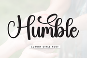 Humble | Script Font, a Handwritten Font by Scratchones (Thumbnail 1 of 9)