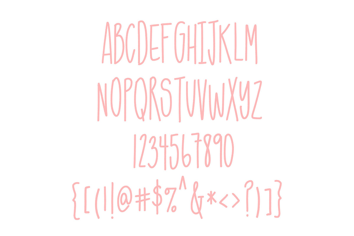 It's A Good Day Monoline Font, a Handwritten Font by Jodi Van der Kruik (Photo 7 of 7)