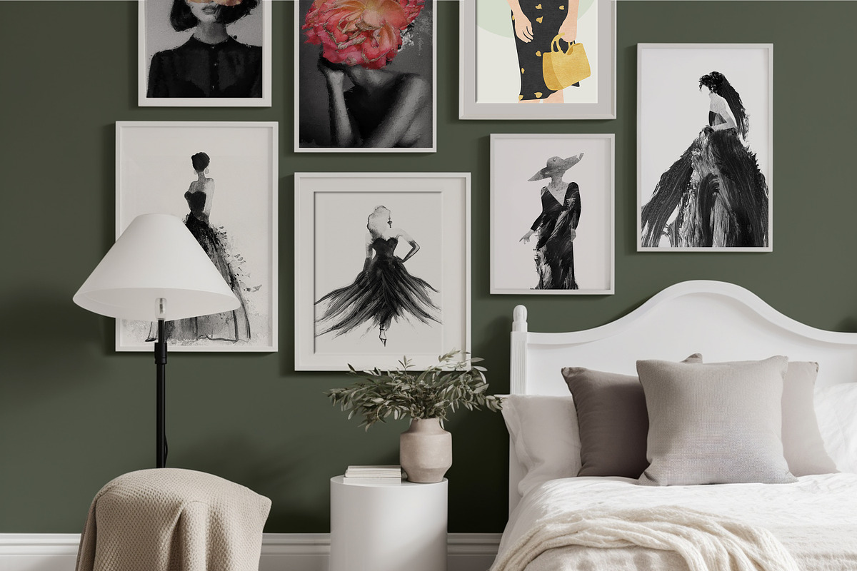 Abstract ink beauty print, a Decorative Illustration by Muzi pear studio (Photo 10 of 10)