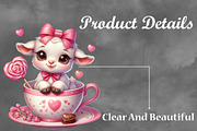 Valentine Cute Goat Clipart Bundle, a Seasonal Illustration by Craft Nest (Thumbnail 3 of 5)