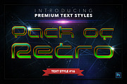 Retro #2 - 17 Text Styles, a Layer Style Add-On by Jonas Stensgaard (Thumbnail 17 of 20)