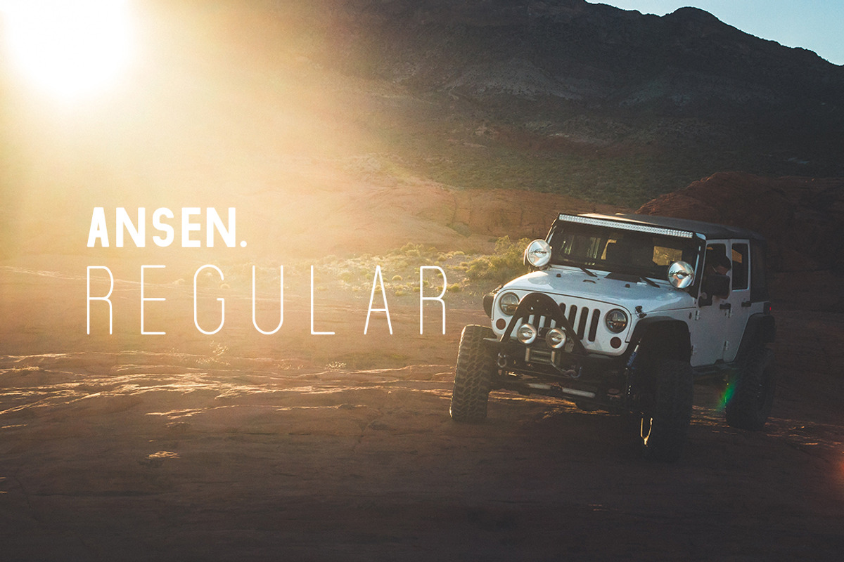 Ansen | An Adventurous Family, a Sans Serif Font by Zone 6 (Photo 7 of 13)