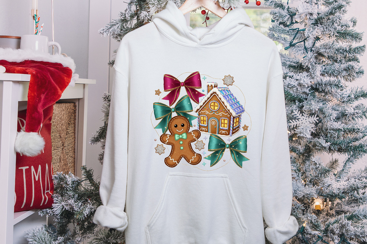 Brushstroke Gingerbread Christmas, an Illustration by designcity5 (Photo 2 of 8)