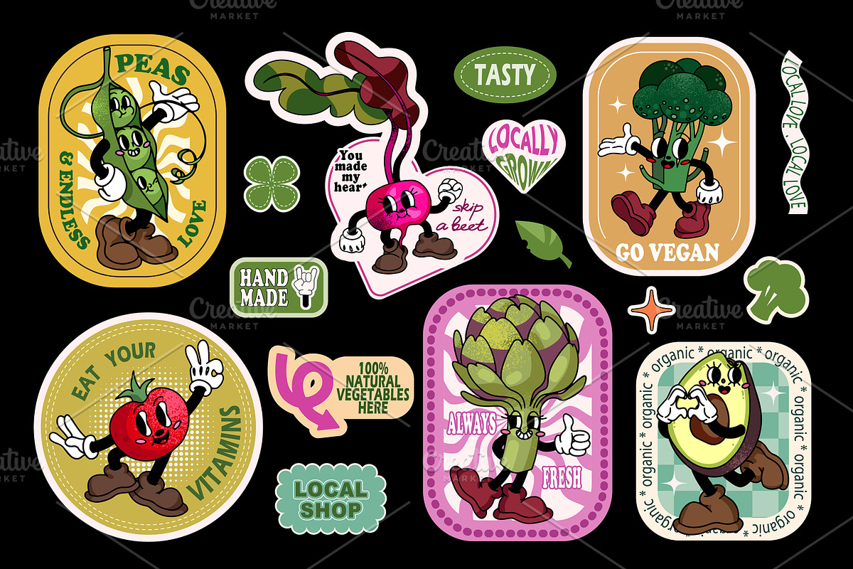 GROOVY FOOD COLLECTION, a Food Illustration by UnaAnya (Photo 5 of 7)