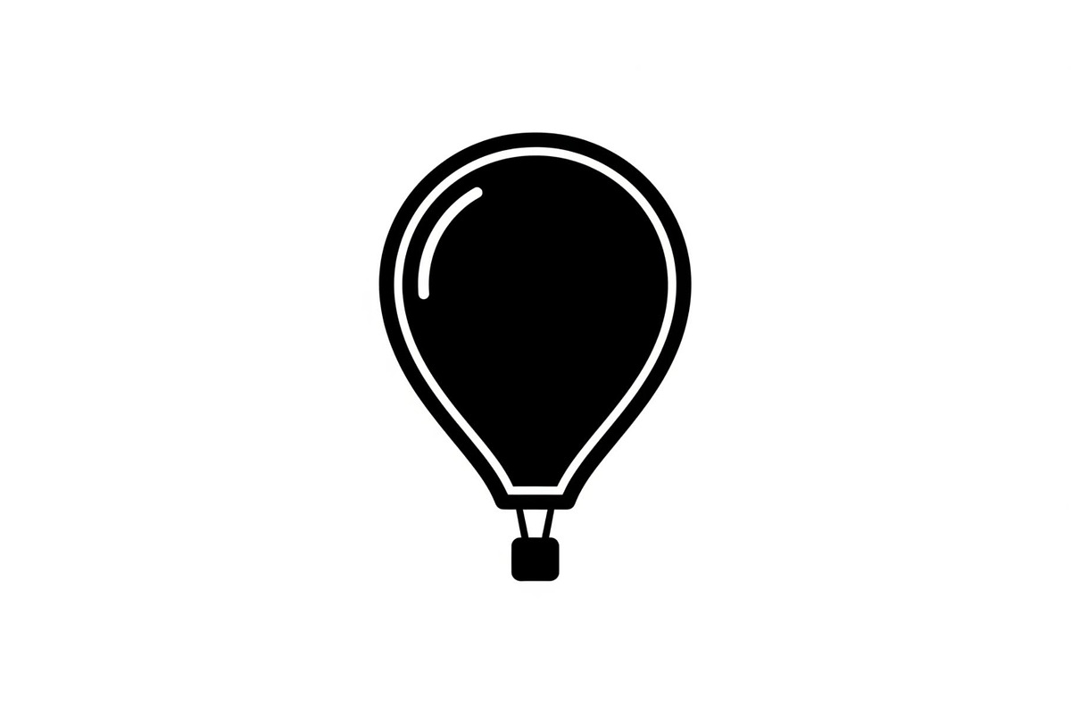 Hot Air Balloon Silhouette Bundle, an Illustration by Designer_Momina (Photo 34 of 51)