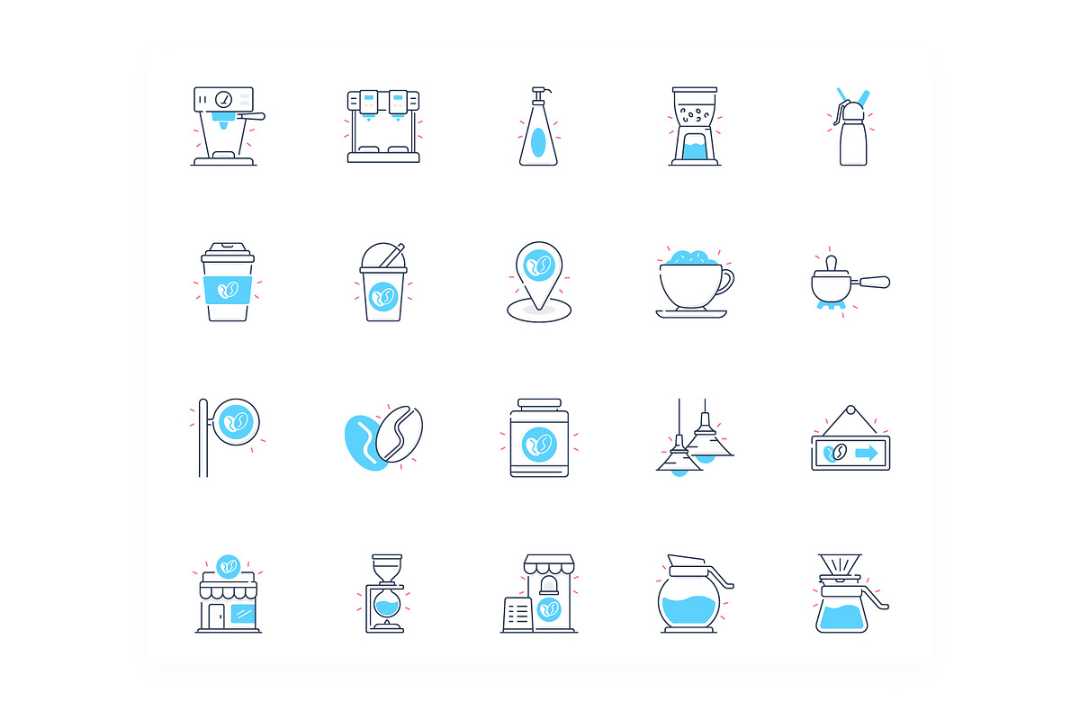 Coffee Shop Icons, an Icon by iconfield (Photo 2 of 5)