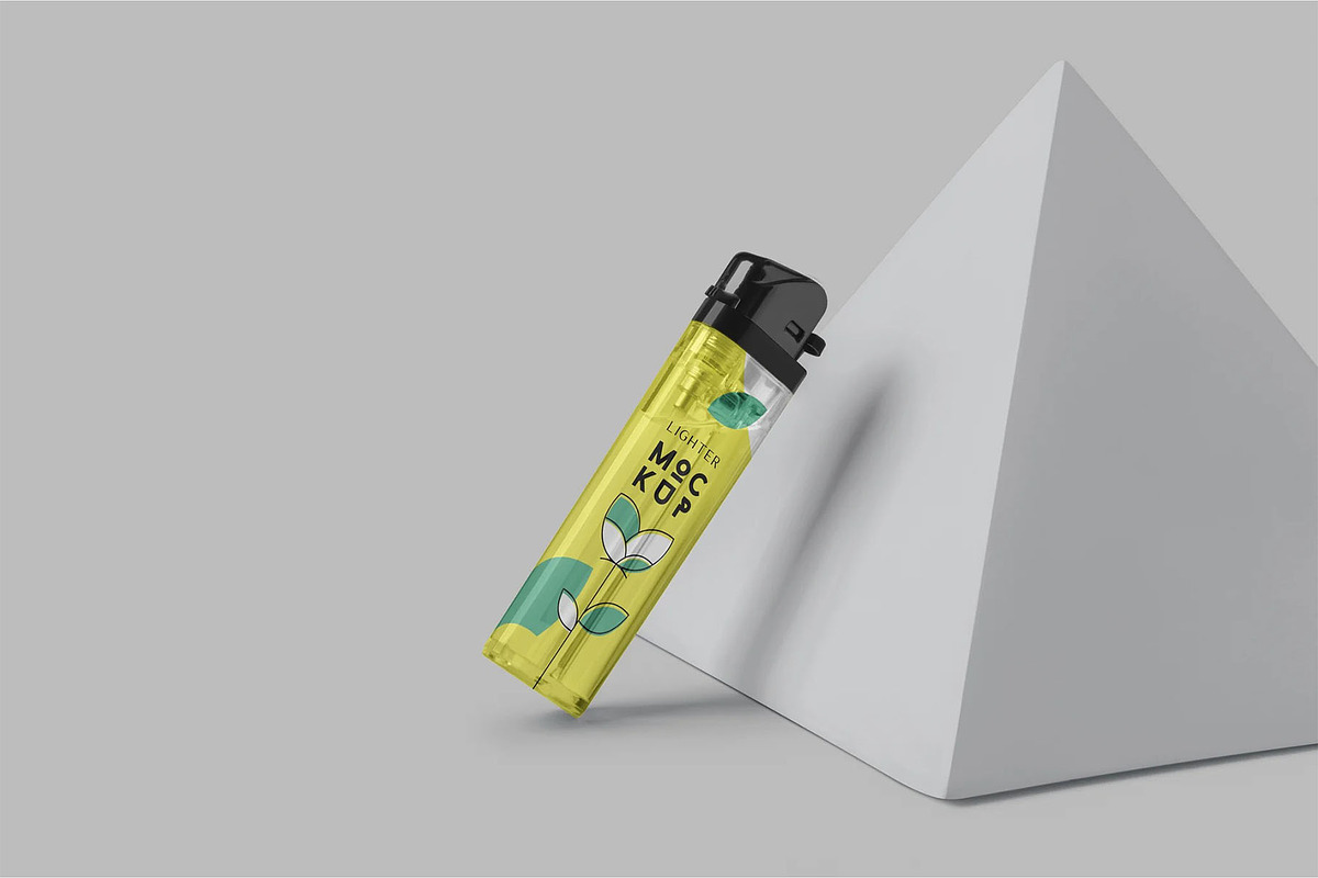 Disposable Lighter Mockups, a Product Mockup by megostudi0 (Photo 4 of 7)