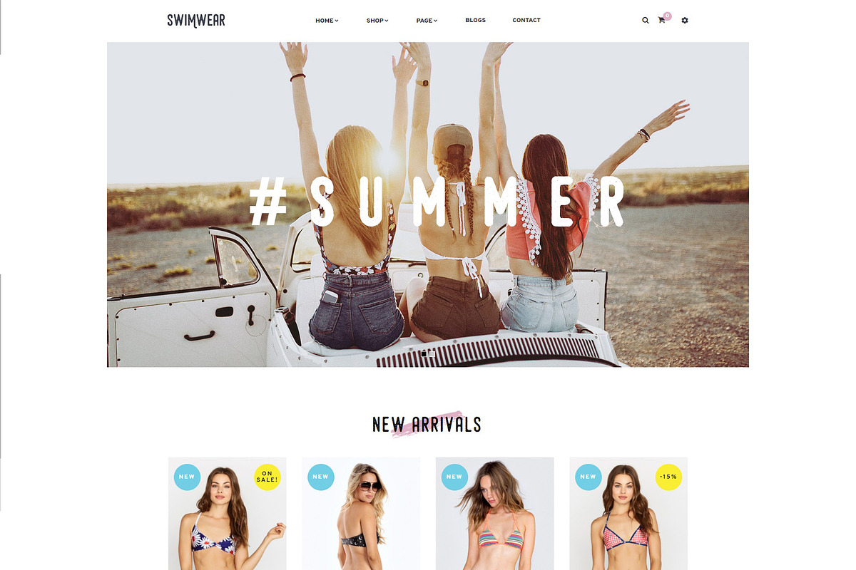 Pts Swimwear Best Bikini Prestashop, a Bootstrap Template by Prestabrain (Photo 1 of 6)