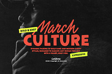 March Culture - Edgy Font Duo
