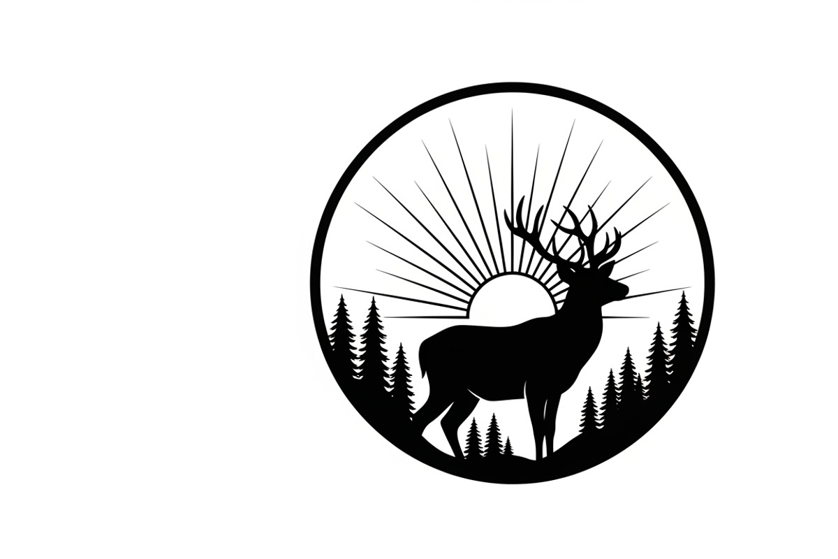 Beautiful deer forest circle art, an Illustration by Amazin_art (Photo 22 of 32)