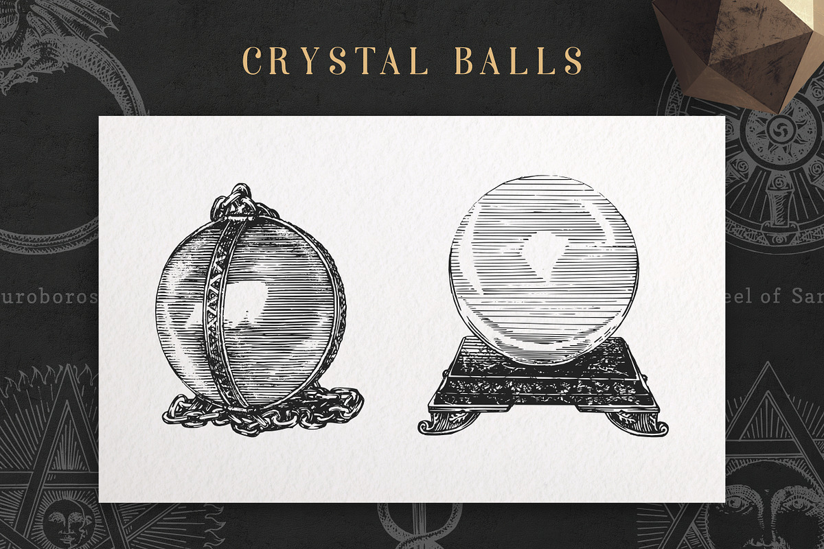 MYSTIC SYMBOLS magic collection, a Decorative Illustration by Chewie Co (Photo 13 of 26)
