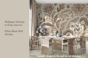 Wallpaper Mockup in Home Interior, a Product Mockup by MockupArtDesign (Thumbnail 2 of 9)