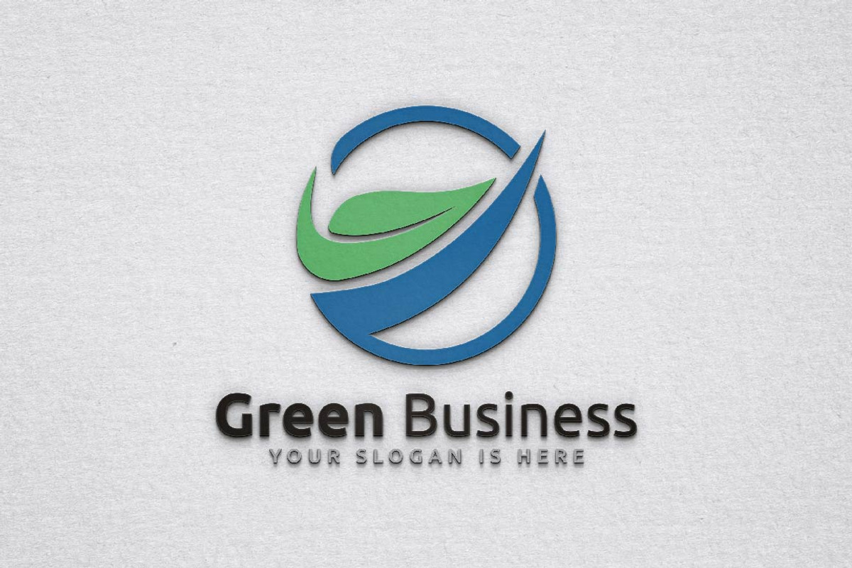 Circle Green Leaf Eco Business Logo, a Branding & Logo Template by jongcreative (Photo 1 of 4)