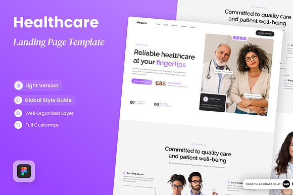 Medivio - Healthcare Landing Pages preview 5
