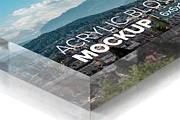 Close Up Acrylic Photo Block Mockup, a Merchandise Mockup by Mockups by Carlos Viloria (Thumbnail 2 of 4)