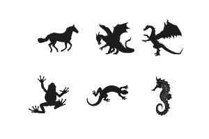 Animal Silhouettes Set 1 Procreate