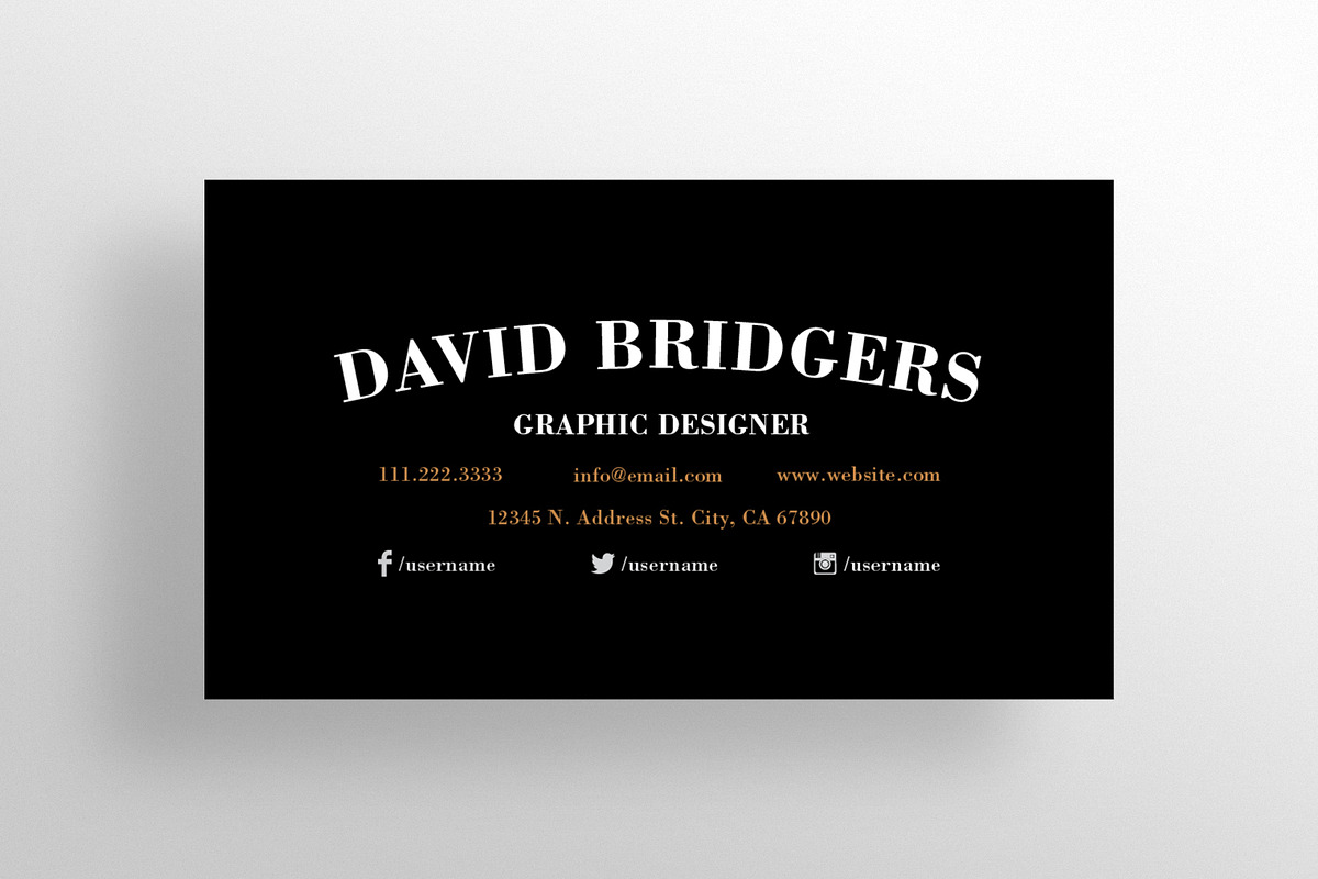 The Speakeasy - Business Card, a Business Card Template by xxDeadPixels (Photo 1 of 5)
