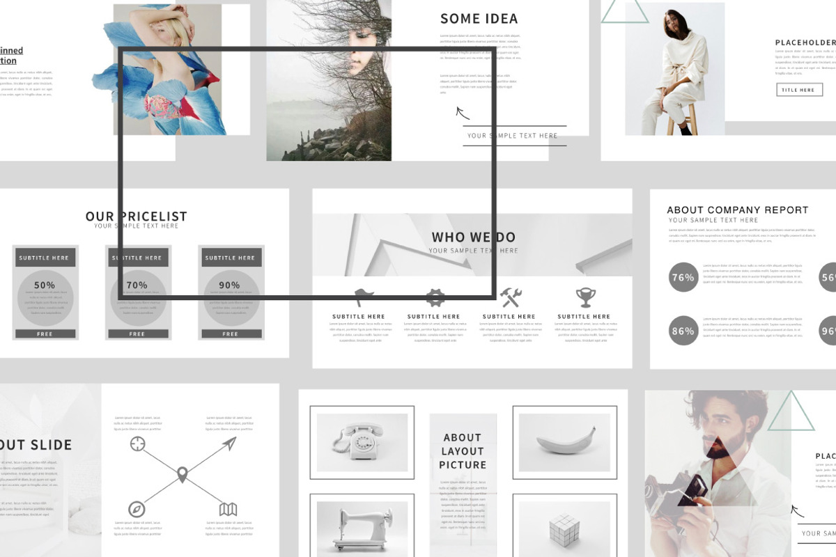 Minimalism Clean Powerpoint, a Presentation Template by Dirtytemp Studio