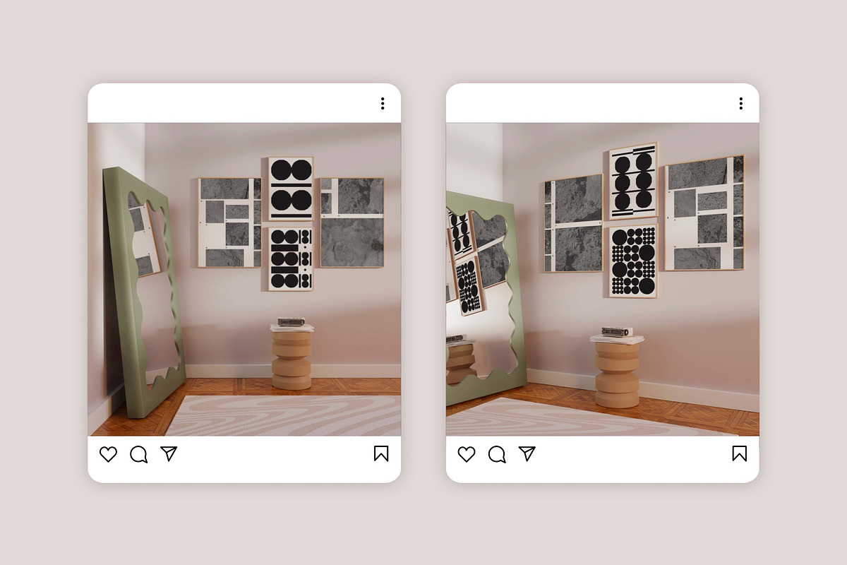 Wall Art Gallery Mockups PIXIE, a Household Mockup by Bonumo (Photo 7 of 14)