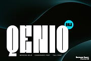 Qenio - Bold Sans Serif Font, a Sans Serif Font by QR Design Studio (Thumbnail 1 of 10)