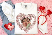 Rose Gold Reverie Valentine Girl, an Illustration by Canvas Craft (Thumbnail 5 of 6)