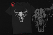 10 Bundle Dark Art Bull Skull Animal, an Illustration by Morspective (Thumbnail 2 of 7)