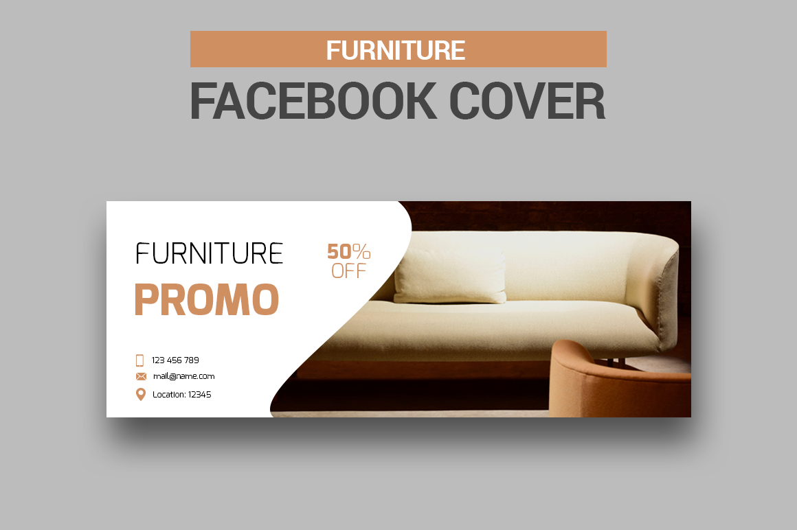 FURNITURE Facebook Cover, a Social Media Template by Creatricks