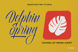 Delphin Spring - Vintage Script