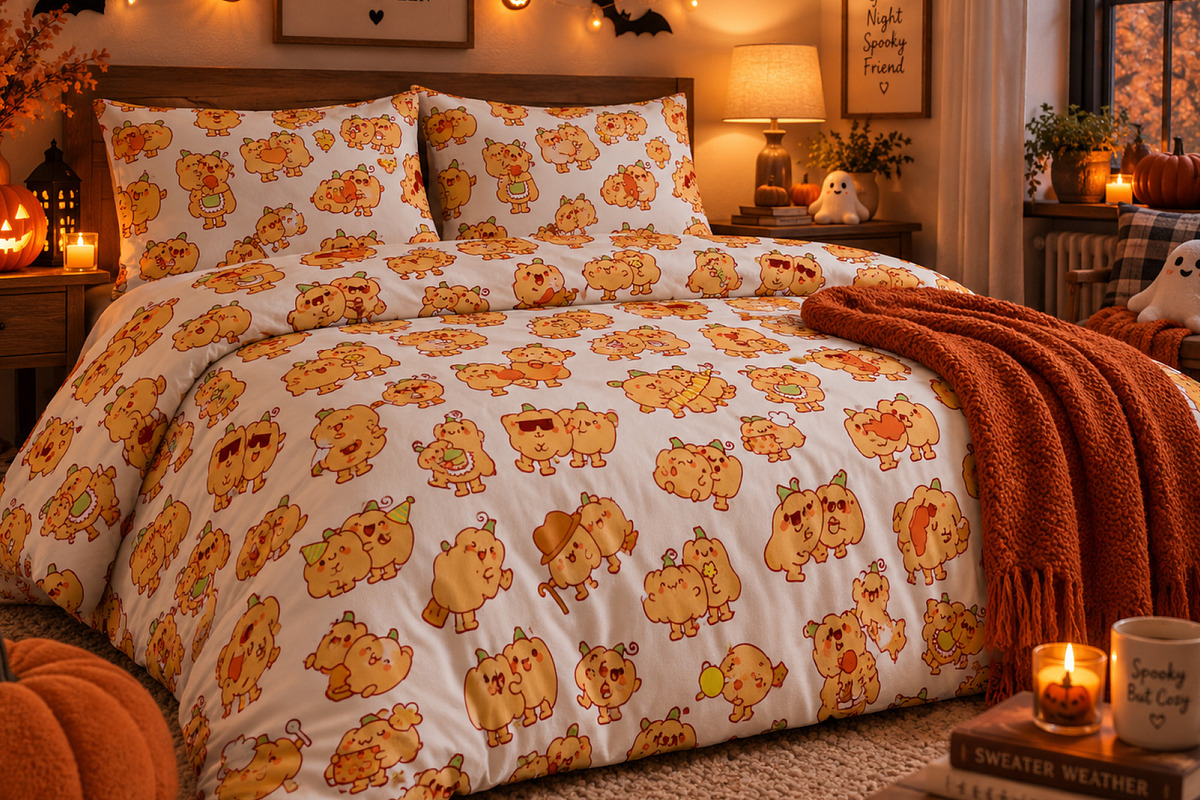 Pumpkin Friends Patterns, a Pattern Graphic by Palau (Photo 3 of 9)
