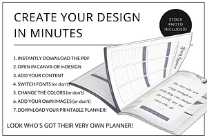 Planner Canva - Modern Gold