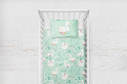 Swan Princess - Pattern & Prints, a Pattern Graphic by Brzozowska (Thumbnail 9 of 9)
