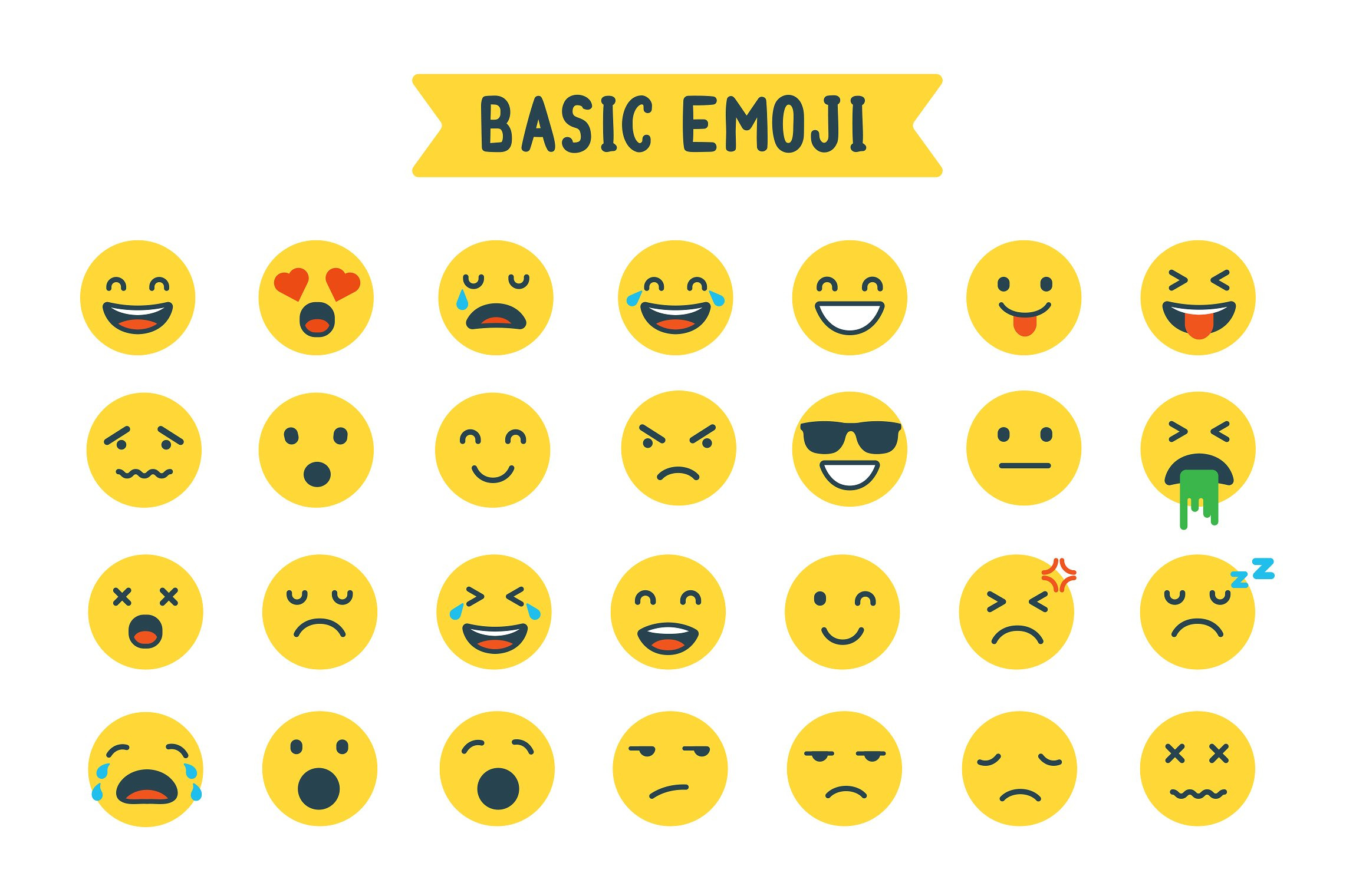 Basic Emoji, a Person Illustration by Brandspark Mini