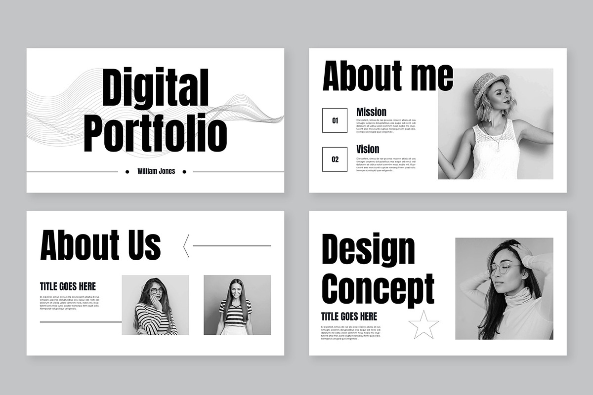 Digital Portfolio Presentation, a Presentation Template by ContestDesign (Photo 2 of 5)