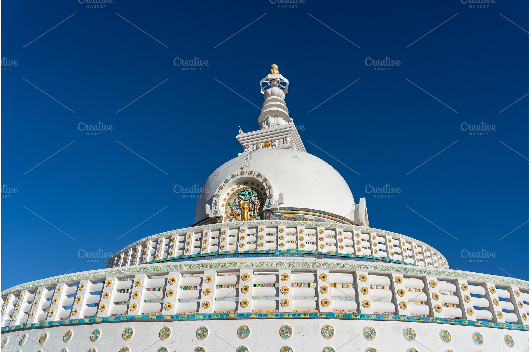Shanti Stupa in Leh, Ladakh, an Architecture Photo by oliverfoerstner