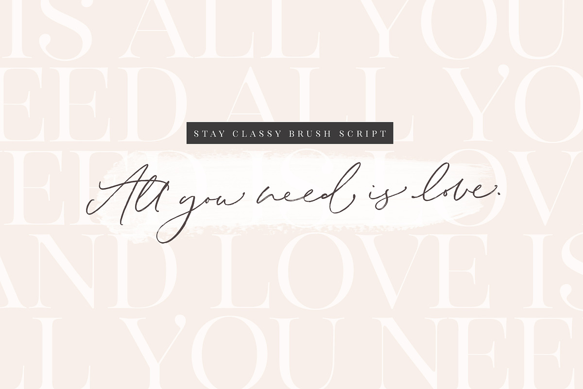 The Stay Classy Font Duo, a Serif Font by Nicky Laatz (Photo 30 of 36)