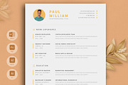 Resume/CV Template, a Resume Template by UX-group (Thumbnail 1 of 8)