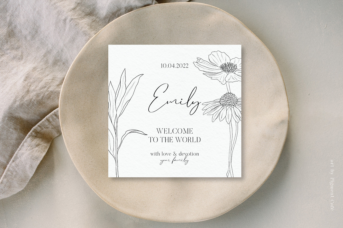 Meadow Flowers & Blooms Bundle, an Illustration by Pigment Café (Photo 2 of 9)