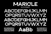 Maricle - A Modern Geometric Sans, a Sans Serif Font by Marvadesign (Thumbnail 3 of 7)