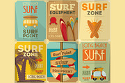 surfing posters collection, an Illustration by ELFIVETROV DESIGN (Thumbnail 2 of 2)